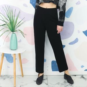 Misook Black Minimalist Pants